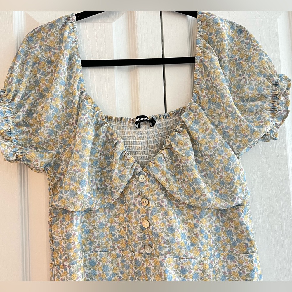 All about eve (New Zealand brand) midi sweetheart dress with sleeve. Size 14.